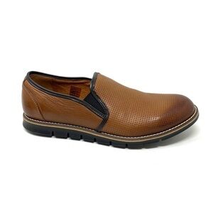 V Italia 1241S brown leather loafer